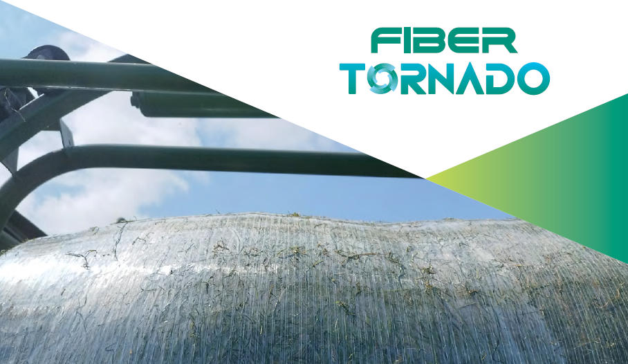 Fiber Tornado, Mantelfolie, Mantelfolie mit Fäden, Wickelfolie | Läderach Agro